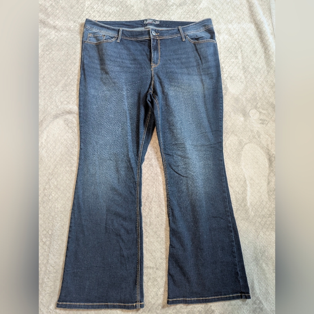 Torrid Dark Blue Boot Cut Jeans